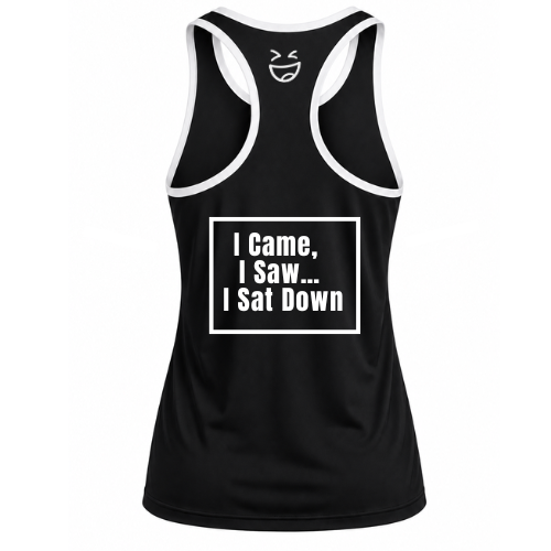 Ladies Choose Your Gym Banter - Black/White