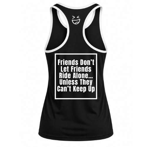 Ladies Choose Your Cycling Banter - Black/White