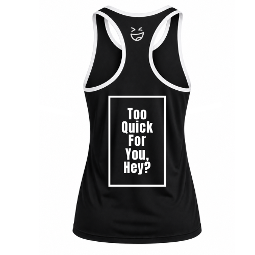 Ladies Choose Your Cricket Banter - Black/White